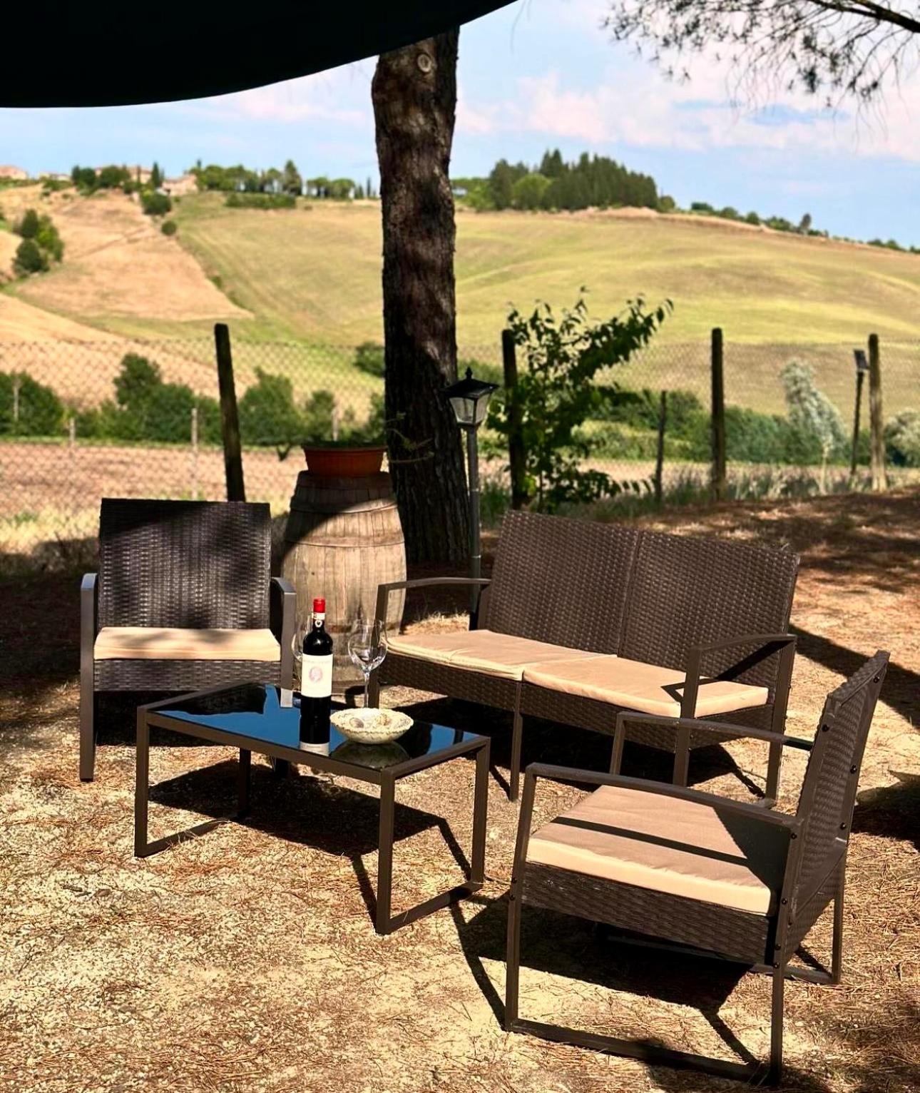 Agriturismo La Terrazza Sul Mangia Siena Eksteriør billede